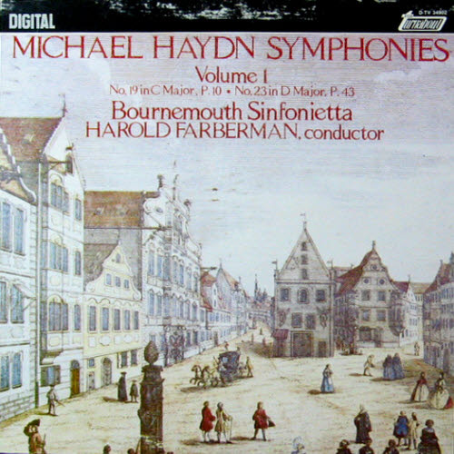 Michael Haydn Symphonies Nos. 19 &amp; 23/Harold Faberman