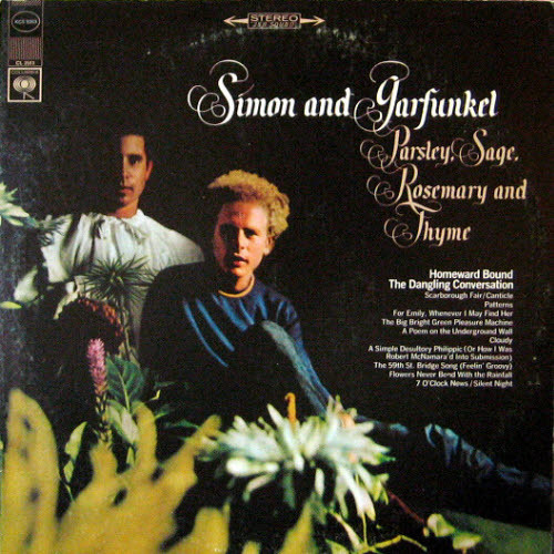 Simon &amp; Garfunkel/Parsley, Sage,  Rosemary and Thyme