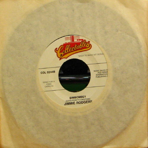 Jimmie Rodgers/Bimbombey (7&quot; Single)