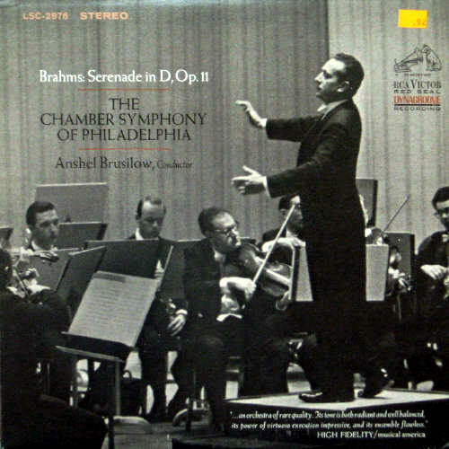 Brahms Serenade in D, op.11 / Anshel Brusilow