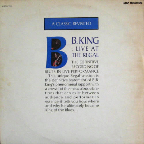 B.B. King /Live at the Regal