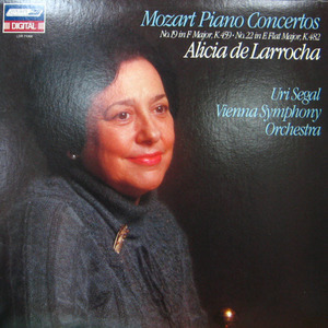 Mozart Piano Concertos no.19 &amp; No.22/Alicia de Larrocha