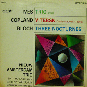 Ives: Trio for Piano,Violin and Cello외/NIeuw Amsterdam trio