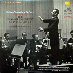Brahms Serenade in D, op.11 / Anshel Brusilow
