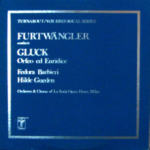 Gluck: Orfeo ed Euridice/Wilhelm Furtwangler(2lp)