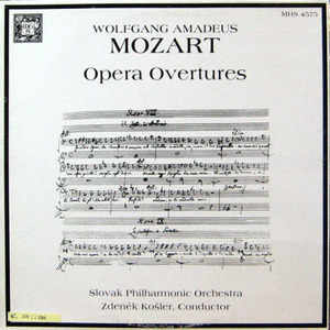 Mozart: Opera overtures/Zdenek Kosler