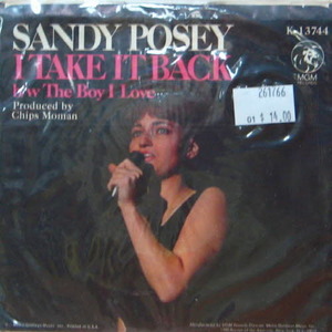 Sandy Posey/I take it back(7인치 싱글)
