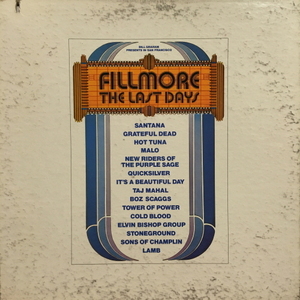 Various Artists/ Fillmore: The Last Days (3lp + 7&quot; Single)